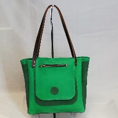 Sac Amandine en cuir vert